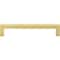 Elements of the 128 mm Center-to-Center Brushed Gold Square Stanton Cabinet Bar Pull 20PK 625-128BG-20 - alternate 2